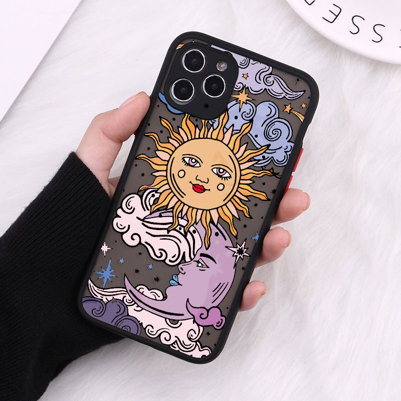 Compatible With  , Sun Moon God  Phone Case Fine Hole All-inclusive Skin Feel TPU Protective Cover