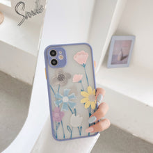 Load image into Gallery viewer, Small Clear Flower Skin Phone Case For Apple
