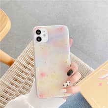 Load image into Gallery viewer, Color Matching Watercolor Epoxy Gold Foil Phone Case

