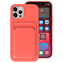 Load image into Gallery viewer, Straight Edge Liquid Skin-feel Phone Case For Apple Mobile Phone Card Case

