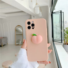 Load image into Gallery viewer, Peach Silicone Phone Case
