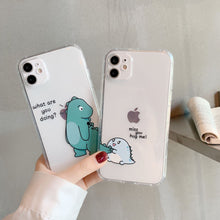 Load image into Gallery viewer, Couple Phone Case Transparent Tpu Soft Case
