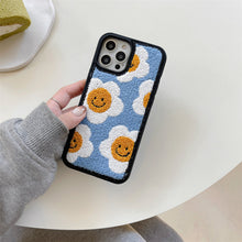Load image into Gallery viewer, Creative And Simple Flower Plush Phone Case
