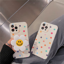 Load image into Gallery viewer, Ins Flower Stand Phone Case Silicone Soft
