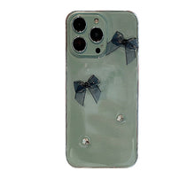 Load image into Gallery viewer, Rhinestone Bow Knot Mobile Phone Case Shockproof
