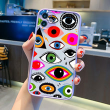 Load image into Gallery viewer, Large Eye Skin Feeling Scrub All Inclusive Mobile Phone Case
