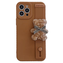 Load image into Gallery viewer, Cute Cartoon Plush Bear Mobile Phone Case
