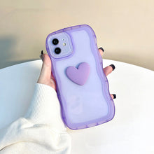Load image into Gallery viewer, Mobile Phone Case Three-dimensional Love Wave Pattern Anti-fall Protective Cover
