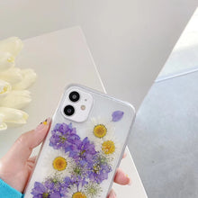 Load image into Gallery viewer, Dried Flower Epoxy Phone Case Protective Cover

