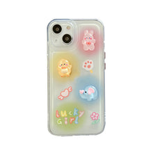 Load image into Gallery viewer, 13pro Three-dimensional Cartoon Animal Xr Mobile Phone Case
