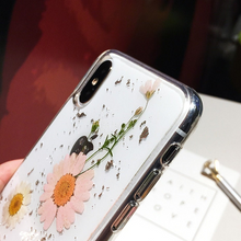 Load image into Gallery viewer, Pressed Dried Flower Handmade iPhone Case
