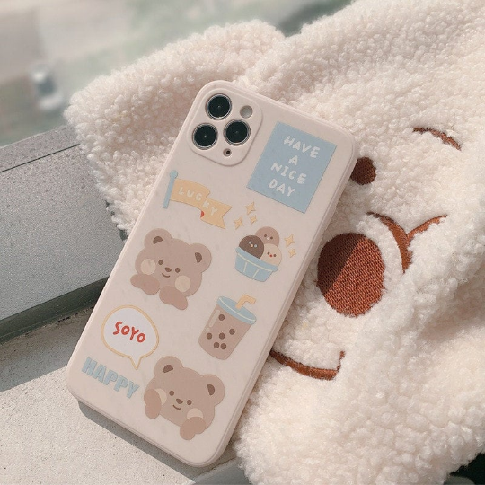 Bubble Tea Bear iPhone Case