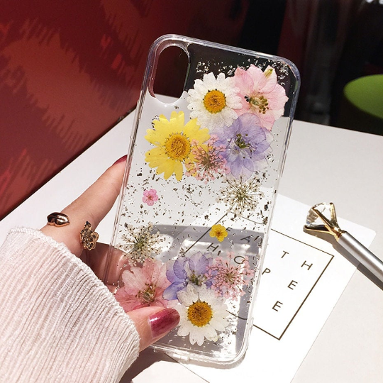 Pressed Dried Flower Handmade iPhone Case