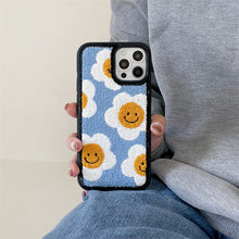 Load image into Gallery viewer, Creative And Simple Flower Plush Phone Case
