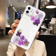 Load image into Gallery viewer, Epoxy Dried Flower Immortal Flower Mobile Phone Case
