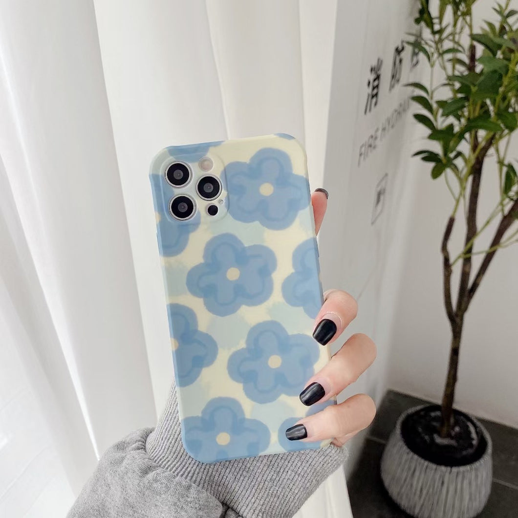 Blue Flower Phone Case Silicone
