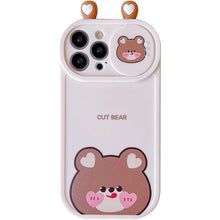 Load image into Gallery viewer, Super Cute Cartoon Cute Little Animal Push And Pull Lens Mobile Phone Case

